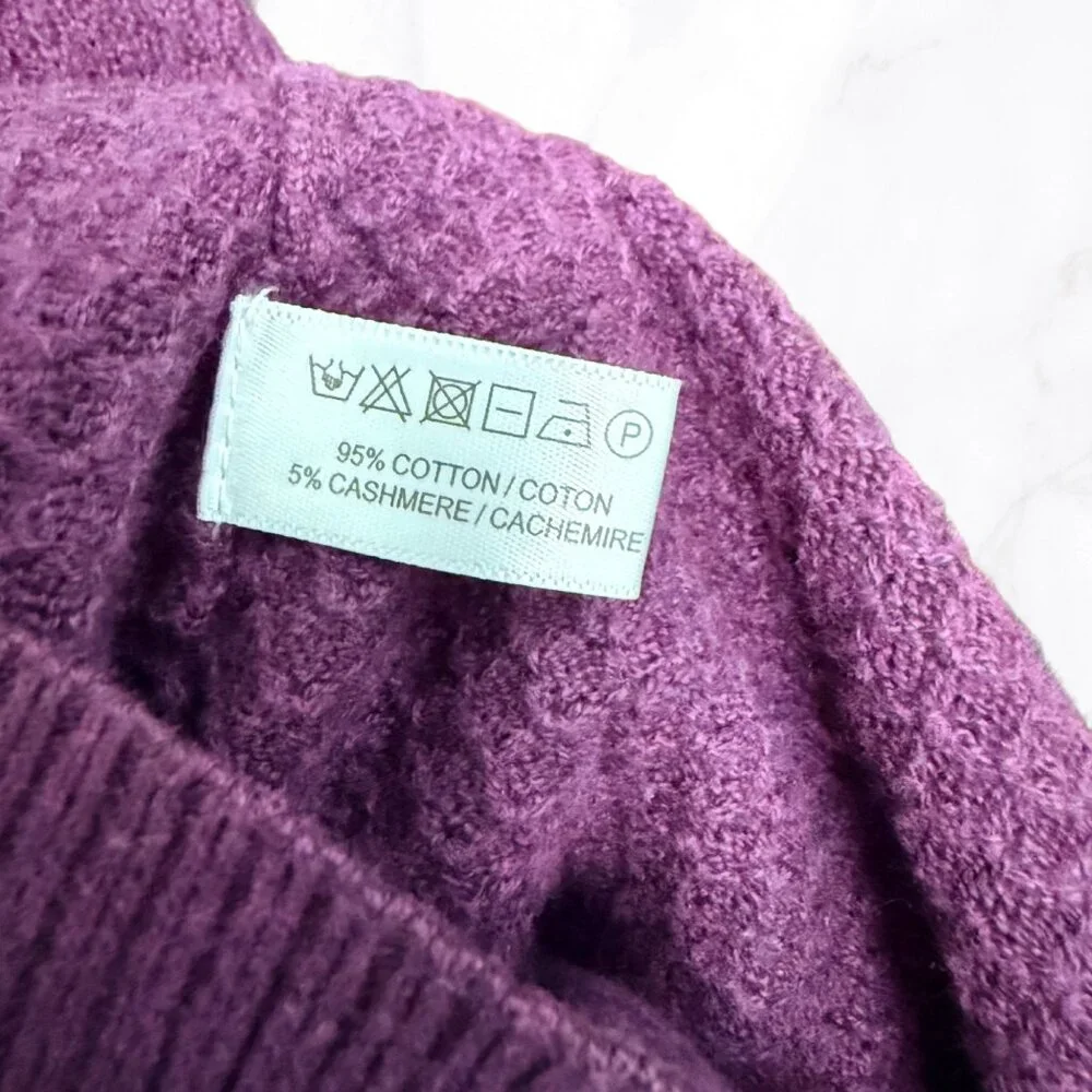 Lisa Todd Colorblock‎ Cashmere Blend Sweater, Size M